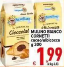 Iper Triscount Mulino Bianco cornetti cacao/albicocca offerta