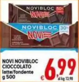 Iper Triscount Novi Novibloc cioccolato offerta