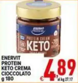Iper Triscount Enervit protein keto crema cioccolato offerta