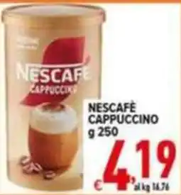 Iper Triscount Nescafé Cappuccino offerta