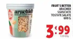 Deco Market arachidi sgusciate tostate salate offerta