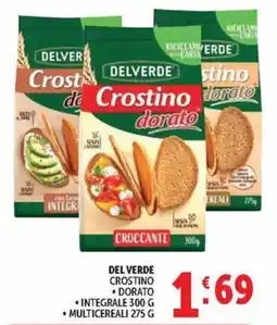 Deco Market Delverde crostino dorato offerta