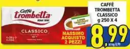 Iper Triscount Caffè Trombetta Classico offerta