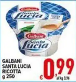 Iper Triscount Galbani Santa Lucia Ricotta offerta