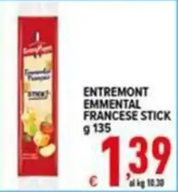 Iper Triscount Entremont Emmental Francese Stick offerta