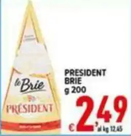 Iper Triscount Le Brie President offerta