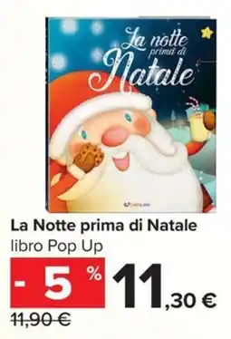 Carrefour Market La Notte prima di Natale libro Pop Up offerta