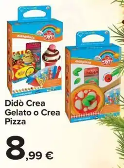 Carrefour Market Didò Crea Gelato o Crea Pizza offerta
