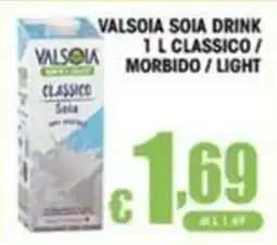 Sacoph Valsòia soia drink classico offerta