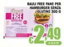 Sacoph Bauli free pane per hamburger senza glutine offerta