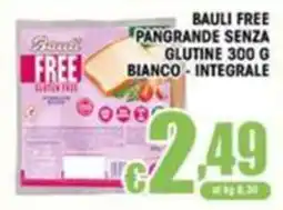 Sacoph Bauli free pangrande senza glutine offerta