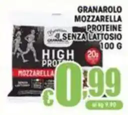 Sacoph Granarolo mozzarella proteine senza lattosio offerta