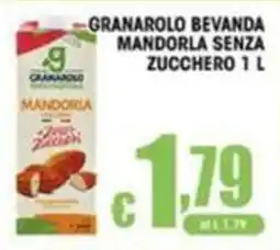 Sacoph Granarolo bevanda mandorla senza zucchero offerta