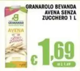 Sacoph Granarolo bevanda avena senza zucchero offerta