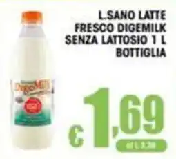 Sacoph Latte fresco Digemilk senza lattosio offerta
