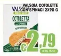 Sacoph Valsoia cotoletta con spinaci offerta