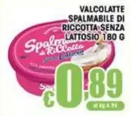 Sacoph Spalmabile di ricotta senza lattosio offerta