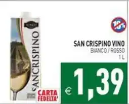 Pim Supermercati San Crispino vino offerta
