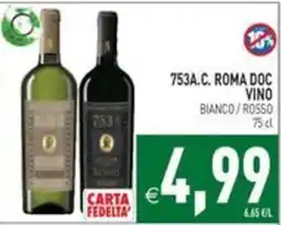 Pim Supermercati 753A.C. ROMA DOC VINO offerta