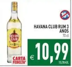 Pim Supermercati Havana Club Rum 3 Anos offerta