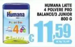 Sacoph Humana Latte 4 Polvere Pro Balance/3 Junior offerta