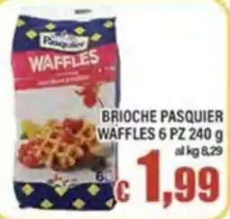Top Supermercati Brioche Pasquier Waffles offerta