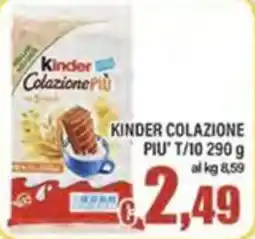 Top Supermercati Kinder Colazione Più offerta