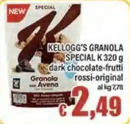 Top Supermercati Kellogg's Granola Special K offerta