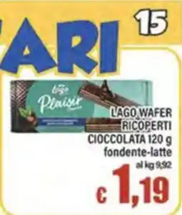 Top Supermercati Lago wafer ricoperti cioccolata offerta