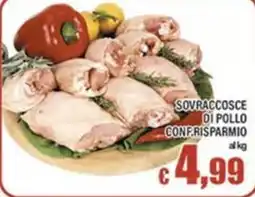 Top Supermercati Sovraccosce di pollo offerta