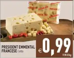 Pim Supermercati President Emmental francese offerta