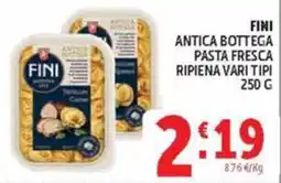 Deco Market Fini antica bottega pasta fresca ripiena vari tipi offerta