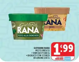 Deco Market Giovanni Rana Pesto Fresco offerta
