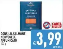 Pim Supermercati Consilia Salmone Norvegese Affumicato offerta