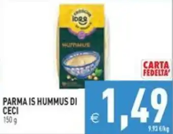 Parma is hummus di Ceci