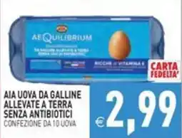 Pim Supermercati Aia uova da galline allevate a terra senza antibiotici offerta
