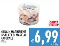 Pim Supermercati Mancin marinsieme insalata di mare al naturale offerta