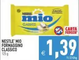 Pim Supermercati Nestlé Mio Formaggino Classico offerta