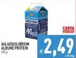 Pim Supermercati Aia Aequilibrium albume protein offerta
