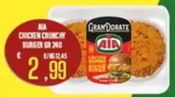 Supermercati EffePiù Aia chicken crunchy burger offerta