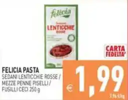 Pim Supermercati Felicia Pasta offerta
