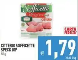 Pim Supermercati Citterio Sofficette Speck IGP offerta