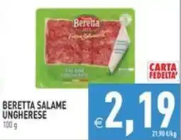 Pim Supermercati Beretta salame ungherese offerta