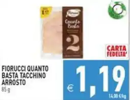 Pim Supermercati Fiorucci quanto basta tacchino arrosto offerta