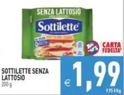 Pim Supermercati Sottilette senza lattosio offerta