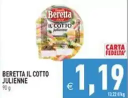 Pim Supermercati Beretta il cotto julienne offerta