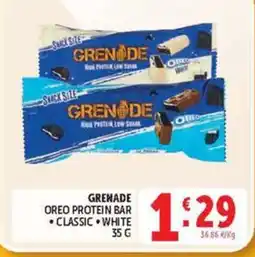 Deco Market Grenade Oreo Protein Bar Classic White offerta