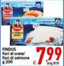 Iper Triscount Findus fiori di orata/fiori di salmone offerta