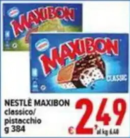 Iper Triscount Maxibon classic Nestlé offerta