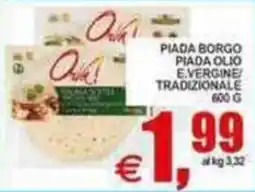Pewex Piada Borgo Piada Olio E.Vergine Tradizionale offerta